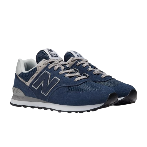 574 Navy & White